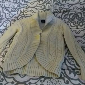 Girl's Gap cable knit sweater